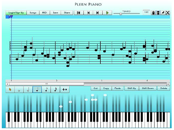 وب سایت Plern Online Piano Teacher and Composer 