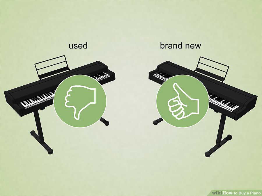 اگر قصد خرید پیانو دیجیتال دارید آن را نو بخرید