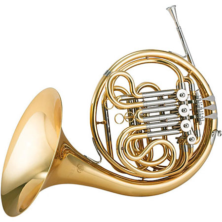 کر French horn