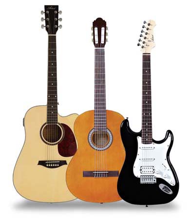 گیتار آکوستیک ، کلاسیک یا الکتریک