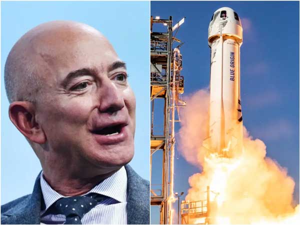 جف بزوس و موشک Blue Origin