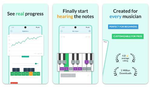 آموزش ویولن دانلود اپلیکیشن فانکشنال ایر ترینر Functional Ear Trainer
