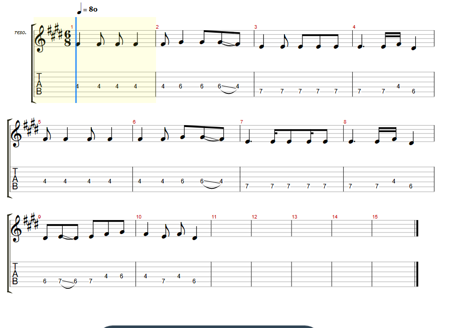 نت تار و سهتار نت و تبلچر گیتار آهنگ سوغاتی