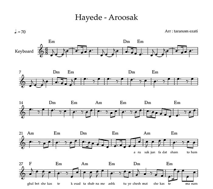 نت ارگ نت پیانو و کیبورد عروسک