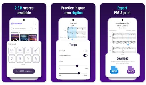 اپلیکیشن موس اسکور MuseScore