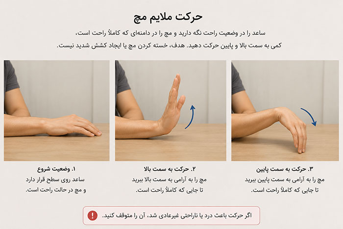 آموزش ویولن حرکت ملایم مچ